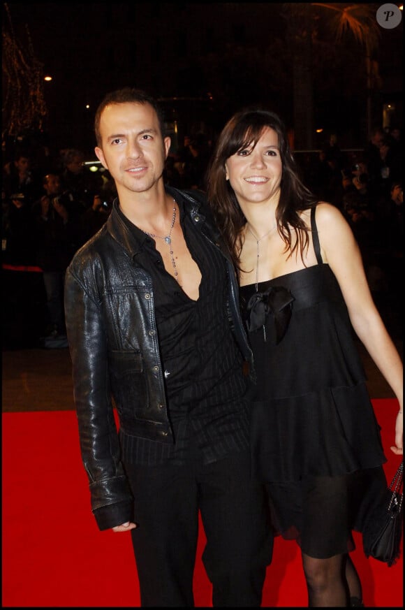 Calogero et sa femme Hortense - Cérémonie des NRJ Music Awards 2006 à Cannes.