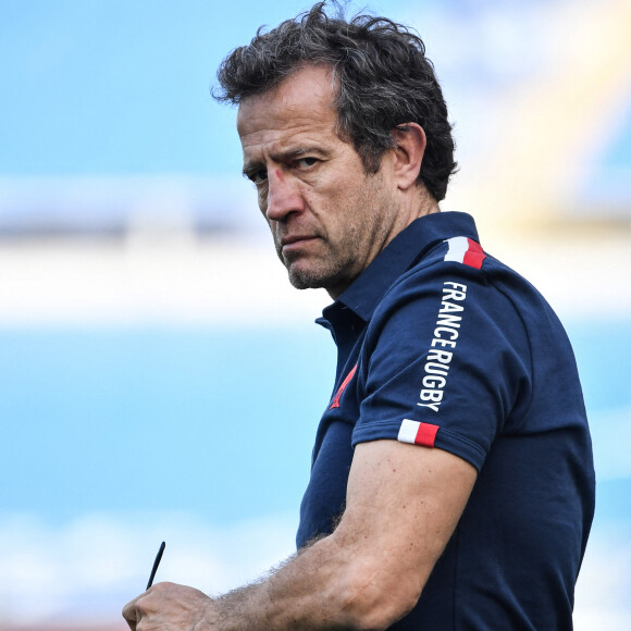 Avant cela, Fabien Galthié ne portait tout simplement pas de lunettes
Fabien Galthié pendant le match de rugby des VI Nations opposant l'Italie à la France au stade OLympique de Rome, Italie, le 6 février 2021. La France a gagné 50-10. © Inside/Panoramic/Bestimage