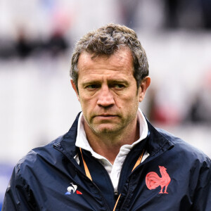 Fabien Galthié - L'équipe de France de rugby bat l'Italie (35 - 22) lors du tournoi des Six Nations au stade de France à Saint-Denis, le 9 février 2020. © Federico Pestellini / Panoramic / Bestimage.