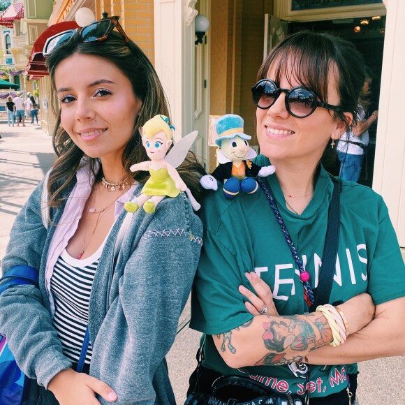 Annily Chatelain a vécu des hauts et des bas côtés coeur.
Alizée et sa fille Annily à Disneyland Paris.