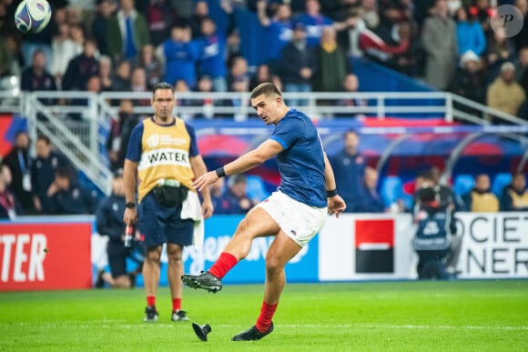 Thomas Ramos (XV de France) - Coupe du Monde de Rugby France 2023 - Match de quart de finale "France-Afrique du Sud (28-29)" au Stade de France à Saint-Denis 15 octobre 2023.