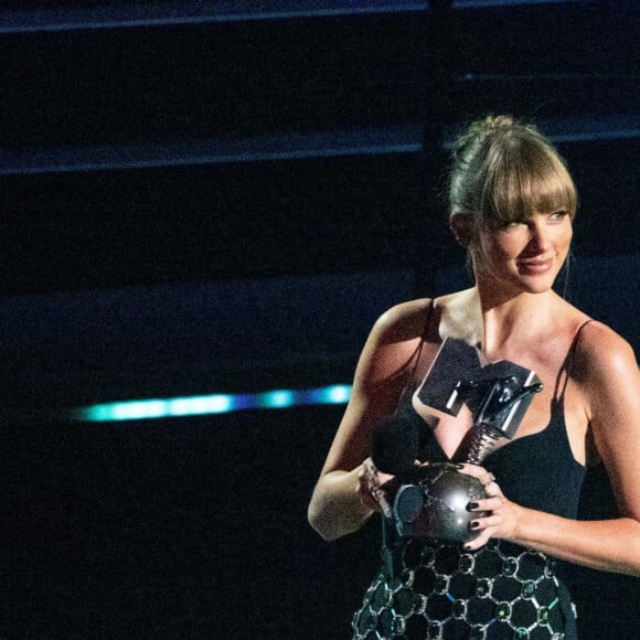 Taylor Swift lors de la cérémonie des "MTV Europe Music Awards 2022" à Dusseldorf, le 13 novembre 2022. 