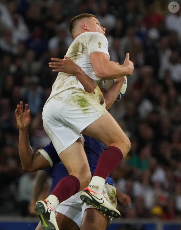 Owen Farrell - Coupe du Monde de Rugby France 2023 - Match de la poule D "Angleterre - Samoa (18-17)", à Villeneuve-d'Ascq, le 7 octobre 2023.