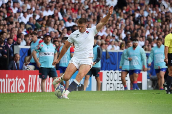 Owen Farrell lors du match Angleterre vs Chili, Coupe du Monde de Rugby France 2023, stade Pierre Mauroy Villeneuve d'Ascq (Nord), le 23 septembre 2023.