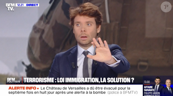 L'émission "BFM Politique" a été perturbée et interrompue par des militants de Dernière rénovation.