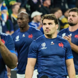 Antoine Dupont - Coupe du Monde de Rugby France 2023 - Match de quart de finale "France-Afrique du Sud (28-29)" au Stade de France à Saint-Denis le 15 octobre 2023. © © Moreau-Jacovides/Bestimage