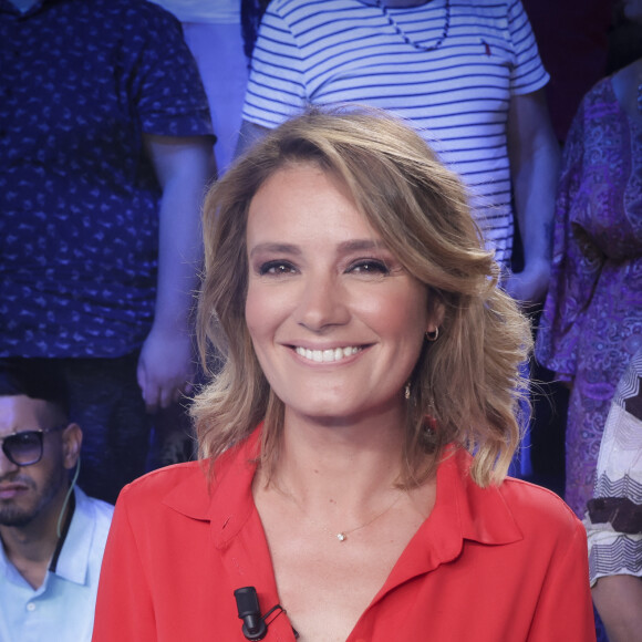 Exclusif - Pascale De La Tour Du Pin - Sur le plateau de l'émission TPMP (Touche Pas à Mon Poste) présentée en direct par C.Hanouna et diffusée sur C8 - Paris le 04/09/2023 - © Jack Tribeca / Bestimage