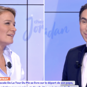 Pascale de la Tour du Pin invitée de l'émission "Chez Jordan", C8