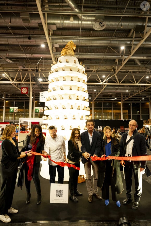 Gérald Palacios, président du salon du chocolat - Défilé d'ouverture du salon du chocolat 2023 à Paris porte de Versailles en faveur de l'association Mécénat Chirurgie Cardiaque le 27 octobre 2023. © Perusseau / Veeren / Bestimage 