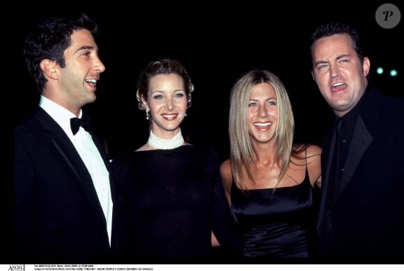 Jennifer Aniston, Matthew Perry, David Schwimmer et Lisa Kudrow lors des People Choice Awards (archive)