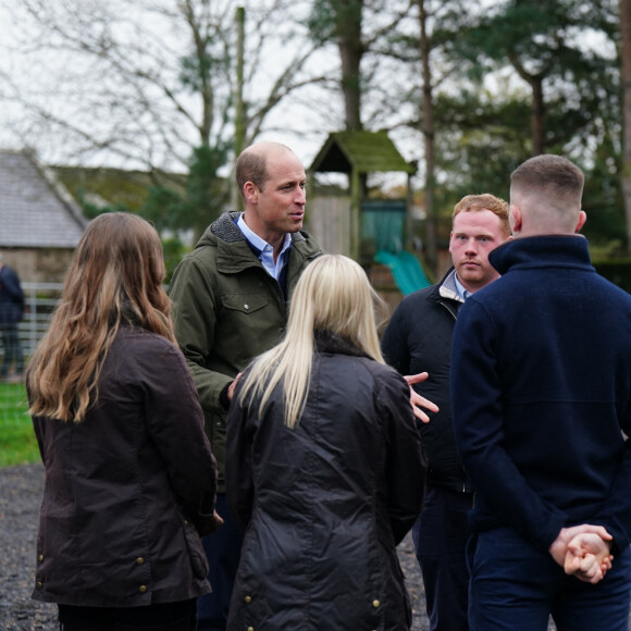 Le prince William, prince de Galles, et Catherine (Kate) Middleton, princesse de Galles, visitent Outfit Moray, une organisation caritative primée à Moray (Ecosse), le 2 novembre 2023. Connus sous le nom de duc et duchesse de Rothesay lorsqu'ils sont en Écosse, visitent cet organisme qui propose des programmes d'apprentissage en plein air et d'activités d'aventure qui changent la vie des jeunes de Moray, en Écosse. 