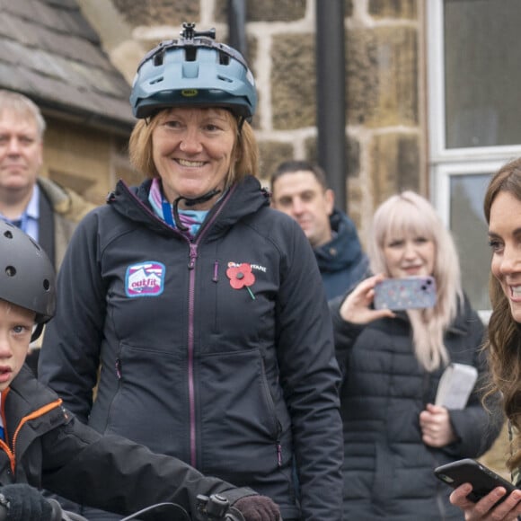 Le prince William, prince de Galles, et Catherine (Kate) Middleton, princesse de Galles, visitent Outfit Moray, une organisation caritative primée à Moray (Ecosse), le 2 novembre 2023. Connus sous le nom de duc et duchesse de Rothesay lorsqu'ils sont en Écosse, visitent cet organisme qui propose des programmes d'apprentissage en plein air et d'activités d'aventure qui changent la vie des jeunes de Moray, en Écosse. 