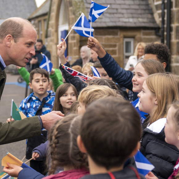 Le prince William, prince de Galles, et Catherine (Kate) Middleton, princesse de Galles, visitent Outfit Moray, une organisation caritative primée à Moray (Ecosse), le 2 novembre 2023. Connus sous le nom de duc et duchesse de Rothesay lorsqu'ils sont en Écosse, visitent cet organisme qui propose des programmes d'apprentissage en plein air et d'activités d'aventure qui changent la vie des jeunes de Moray, en Écosse. 