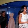 Michelle Obama lors de sa visite au musée des Premières dames à Washington le 9 mars 2010