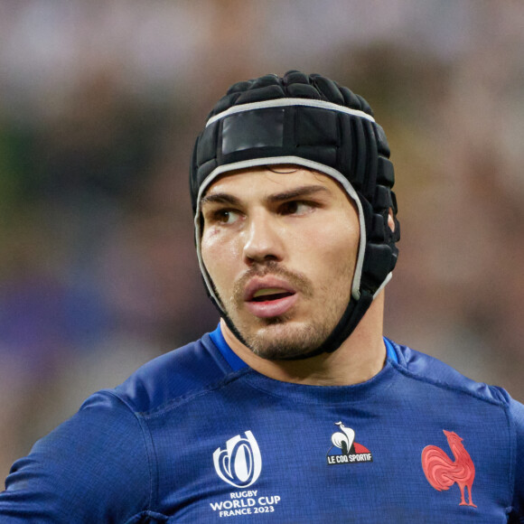 Antoine Dupont - Coupe du Monde de Rugby France 2023 - Match de quart de finale "France-Afrique du Sud (28-29)" au Stade de France à Saint-Denis le 15 octobre 2023. © © Moreau-Jacovides/Bestimage 