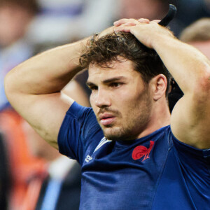 Antoine Dupont - Coupe du Monde de Rugby France 2023 - Match de quart de finale "France-Afrique du Sud (28-29)" au Stade de France à Saint-Denis le 15 octobre 2023. © © Moreau-Jacovides/Bestimage 