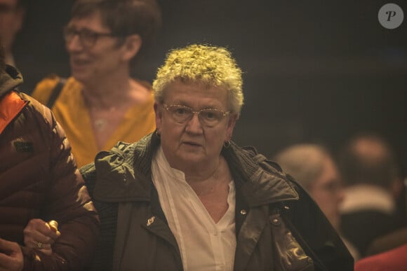 Exclusif - Danièle Hamidou-Ducatel, la mère de Dany Boon assiste au spectacle de son fils "Dany Boon des Hauts-de-France" au Zénith de Lille le 29 mars 2018. © Stéphane Vansteenkiste/Bestimage 