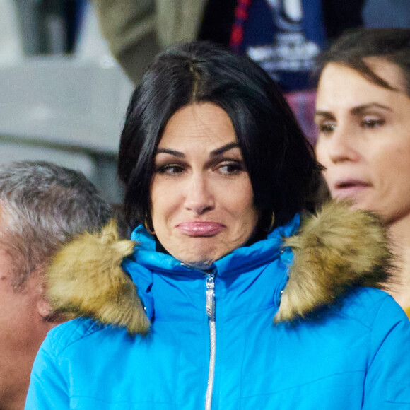 Il y a quelques jours, alors qu'elle profitait d'un séjour dans son havre de paix en pleine nature,
Helena Noguerra - People des les tribunes de la coupe du Monde de Rugby France - Match de quart de finale "France-Afrique du Sud (28-29)" au Stade de France à Saint-Denis 15 octobre. © Moreau-Jacovides/Bestimage 