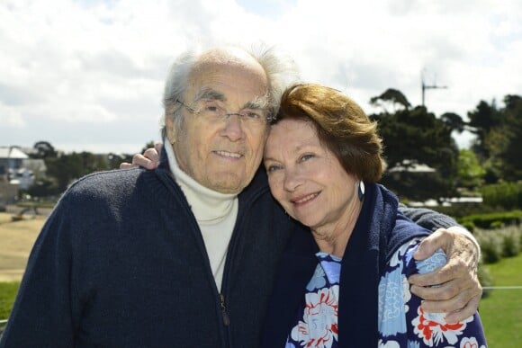 Exclusif - Rendez-vous avec Macha Méril et son mari Michel Legrand en thalassothérapie au centre Thalassa à Dinard. Le 28 avril 2015.