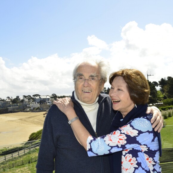 Exclusif - Rendez-vous avec Macha Méril et son mari Michel Legrand en thalassothérapie au centre Thalassa à Dinard. Le 28 avril 2015