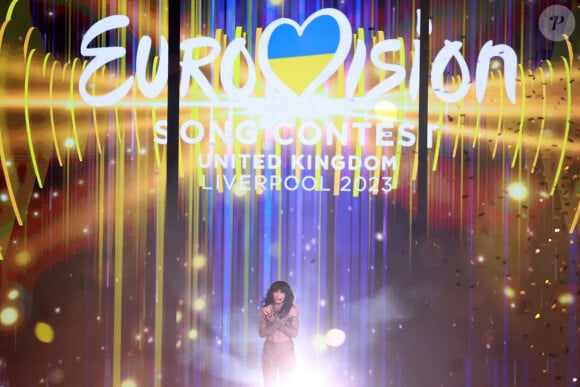 La chanteuse suédoise Loreen, avec son titre "Tattoo" remporte la 67ème édition de l'Eurovision 2023 à Liverpool le 13 mai 2023.