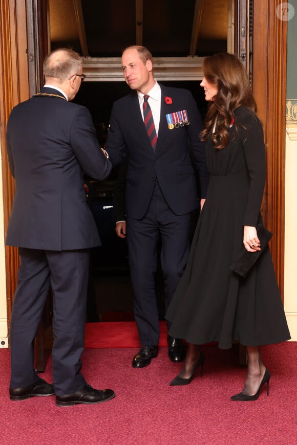 Le prince William, Kate Middleton - La famille royale assiste au Royal British Legion Festival of Remembrance au Royal Albert Hall à Londres le 11 novembre 2023.