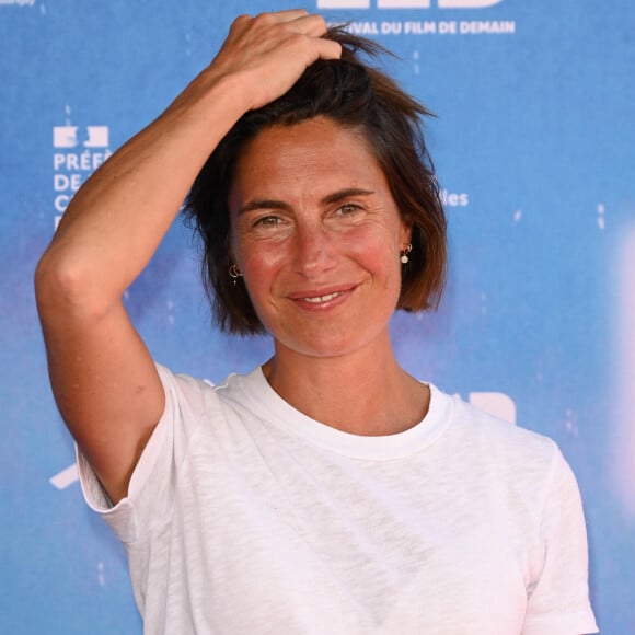 Alessandra Sublet au photocall de la première édition du Festival du Film de Demain au Ciné Lumière à Vierzon, France, le 4 juin 2022. © Coadic Guirec/Bestimage