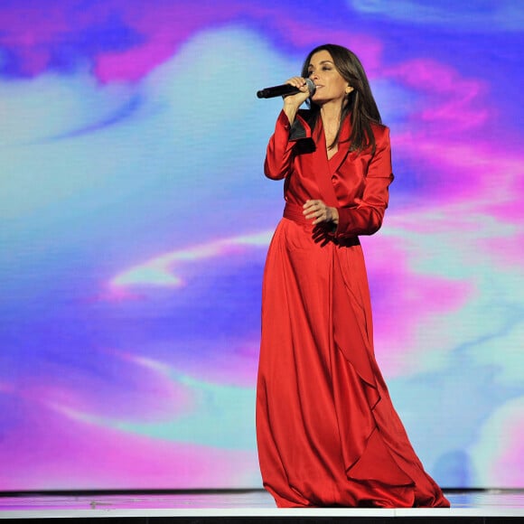 Des jours qu'elle préfère à priori oublier.
Exclusif - Jenifer Bartoli lors de l'enregistrement de l'émission "La Chanson de l'Année 2019" aux Arènes de Nîmes, le 16 mai 2019. © Guillaume Gaffiot/Bestimage 