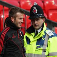 David Beckham : retour à l'entraînement... mais sous surveillance !