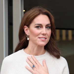 Catherine (Kate) Middleton, princesse de Galles, arrive à l'université de Nottingham dans le cadre de la Journée mondiale de la santé mentale (World Mental Health Day)