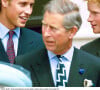 Va-t-on enfin assister à une réconciliation ? 
Prince Charles, prince William et Prince Harry - 101ème anniversaire de Queen Mum