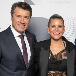 Ils étaient au Pavillon d'Armenonville à Paris pour célébrer les 5 ans de l'Institut Rafaël.
Exclusif - Christian Estrosi et sa femme Laura Tenoudji Estrosi et le Président de l'Institut le Docteur Alain Toledano photographiés lors du gala des 5 ans d'existence de l'Institut Rafaël au Pavillon d'Armenonville, Paris, France, 13 novembre 2023 © Erez Lichtfeld / Bestimage 