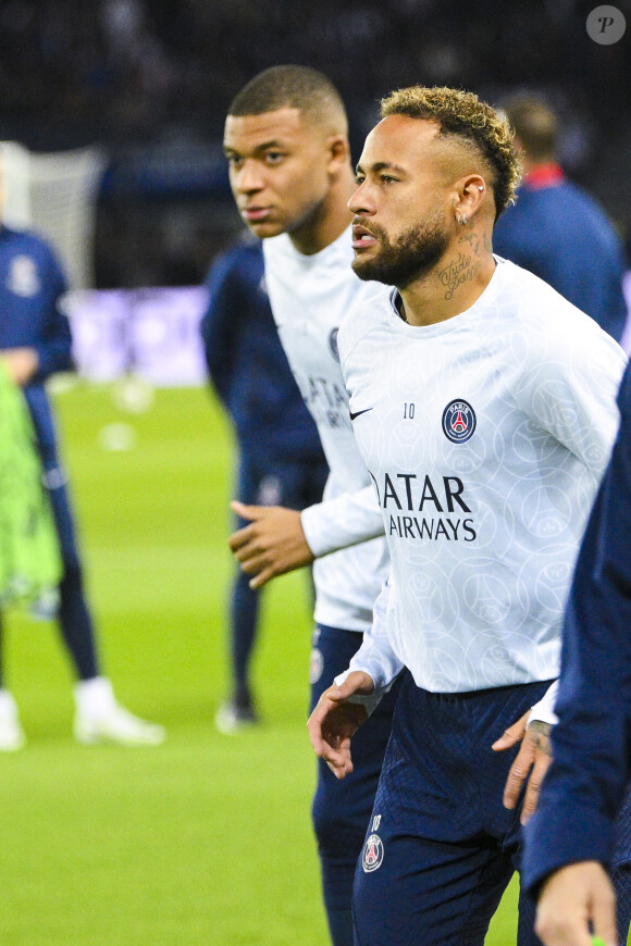 Neymar Jr (PSG) - Match retour de Ligue Des Champions 2022 (LDC) entre le PSG et Benfica (1-1) au Parc des Princes à Paris le 11 octobre 2022.