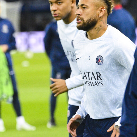 Neymar Jr (PSG) - Match retour de Ligue Des Champions 2022 (LDC) entre le PSG et Benfica (1-1) au Parc des Princes à Paris le 11 octobre 2022.