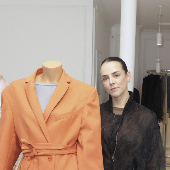 C'était à l'occasion d'un défilé de mode organisé avec l'association "Ecoute Cancer Reconfort".
Exclusif - Pauline Ducruet - Pauline Ducruet dans son showroom Alter Designs - Paris le 19/01/2023 - © Jack Tribeca / Bestimage