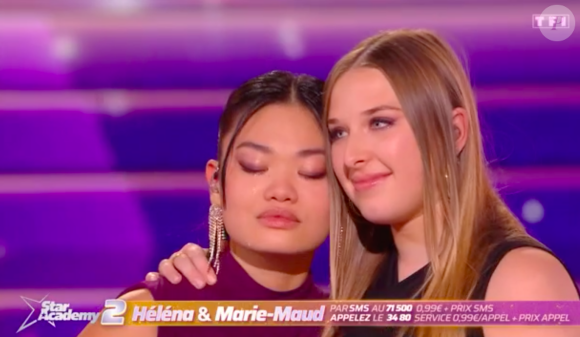 La jeune femme était en binôme avec Héléna, elle aussi en danger, mais n'a pas été sauvée par les autres élèves de la promotion
Marie Maud avant son élimination à l'issue du prime de la Star Academy