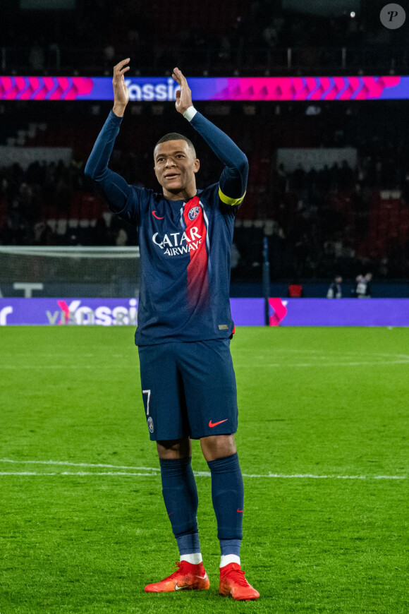 Un bel hommage qui devrait faire plaisir à Kylian Mbappé

Kylian Mbappe (Paris SG) lors du match de Ligue 1 Uber Eats "PSG - Monaco (5-2)" au Parc Des Princes, le 24 novembre 2023.