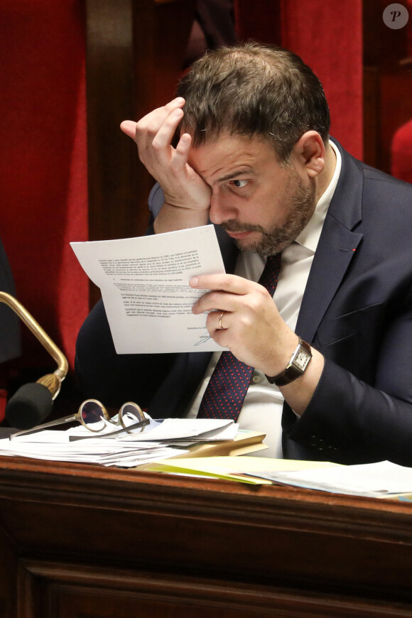 Aurélien Rousseau, Ministre de la Santé et de la Prévention lors d'une séance de questions au gouvernement à l'assemblée nationale, à Paris, France, le 17 octobre 2023. © Stéphane Lemouton/Bestimage