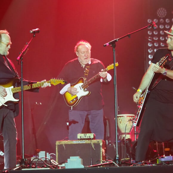 Stephen Stills et Christopher Stills - Véronique Sanson en concert pour l'ouverture du festival des Francofolies de La Rochelle. Le 11 juillet 2018