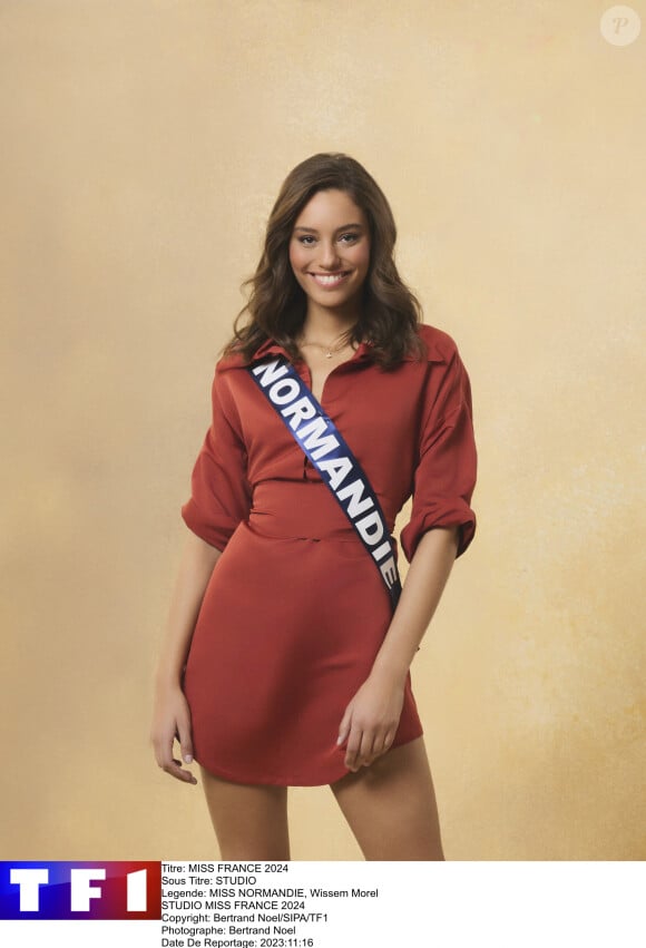 Miss Normandie, Wissem Morel-Omari, candidate à Miss France 2024.