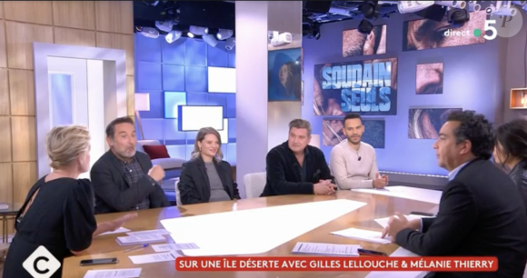 Mélanie Thierry dans l'émission C à Vous, 1er décembre 2023.