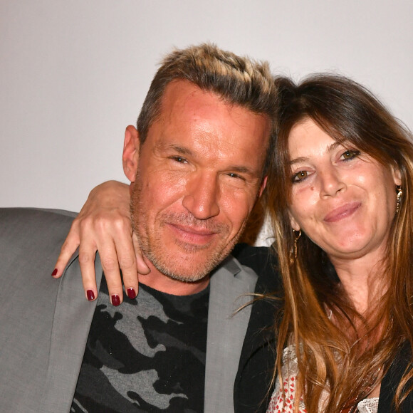 Benjamin Castaldi et Vanessa Broussouloux lors de l'anniversaire (trois ans) de l'hôtel Les Jardins du Faubourg à Paris le 9 juin 2022. © Veeren / Bestimage 