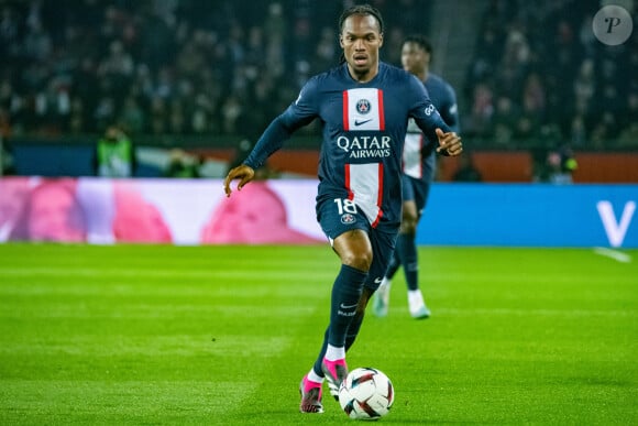 Renato Sanches (Paris SG) - Match de championnat de Ligue 1 Uber Eats opposant le Paris Saint-Germain (PSG) à l'Olympique Lyonnais (0-1) au Parc des Princes à Paris le 2 avril 2023.