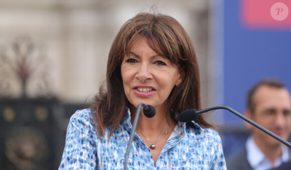 Anne Hidalgo - La maire de Paris lors de la commémoration du 50ème anniversaire du coup d'état au Chili à la Mairie de Paris. Le 11 septembre 2023 © Jonathan Rebboah / Panoramic / Bestimage