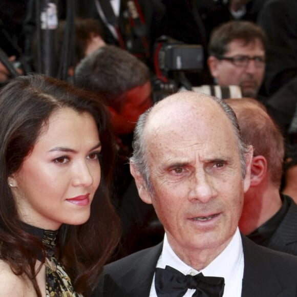 En France, à Cannes, Guy Marchand et sa femme Adelina lors de la cérémonie de clôture et de la montée des marches au 65e Festival International du film de Cannes. Le 27 mai 2012 © Jean-Jacques Descamps via Bestimage