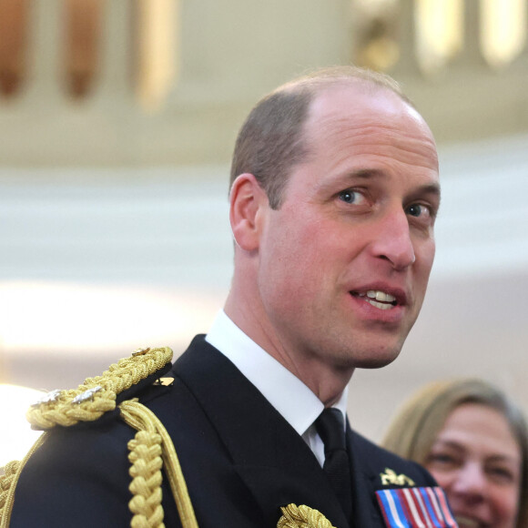 Il a effectivement dû s'envoler en urgence en direction du Koweit.
Le prince William assiste aux divisions du Lord High Admiral au Britannia Royal Naval College à Dartmouth, le 14 décembre 2023.