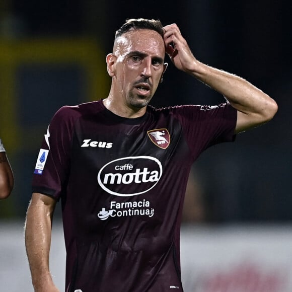 Franck Ribery (joueur de Salernitana) lors du match de Football du Calcio Serie A (Italie), Salernitana - AS Rome (0-1) à Salernitana, Italie le 14 Août 2022 © Image Sport / Panoramic / Bestimage