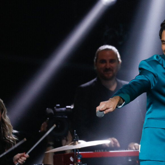 Exclusif - Mika - Enregistrement de l'émission "Les 20 chansons préférées des français de 2023" au Millésium à Epernay, présentée par E.Gossuin, et diffusée sur M6 le 24 décembre 2023 © Christophe Clovis / Bestimage