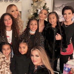 Kim Kardashian, sa maman Kris Jenner, Khoé, Mariah Carey et les enfants