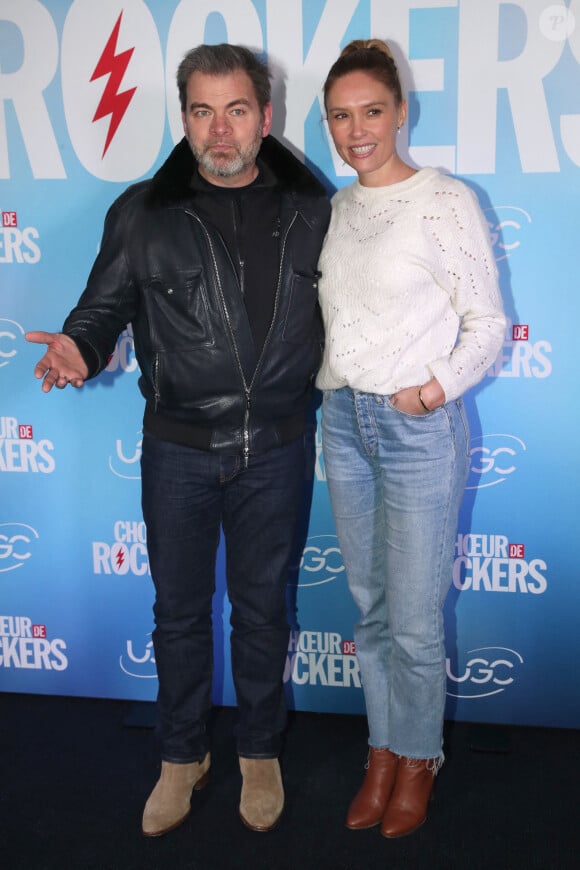 Clovis Cornillac et sa femme Lilou Fogli - Avant-première du film "Choeur de Rocker" au Cinema UGC Normandie à Paris le 8 décembre 2022. © Bertrand Rindoff / Bestimage